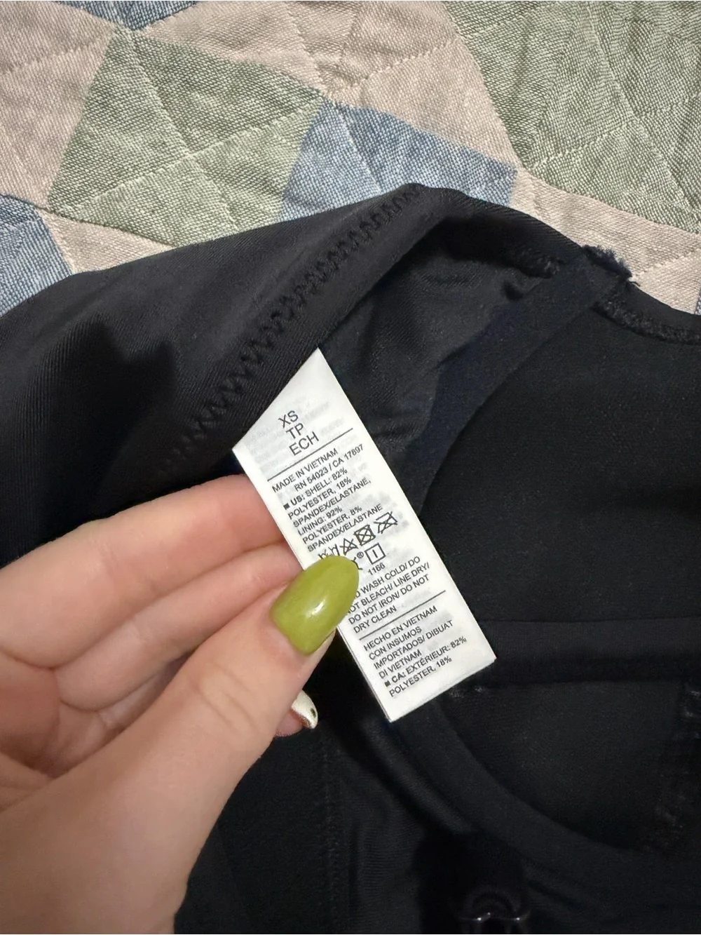 Old Navy Black Longline Underwire Bikini Top